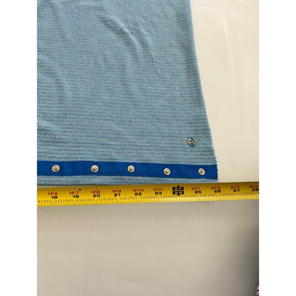 Lululemon Blue Striped Vinyasa Button Scarf Wrap One Size - Picture 7 of 16